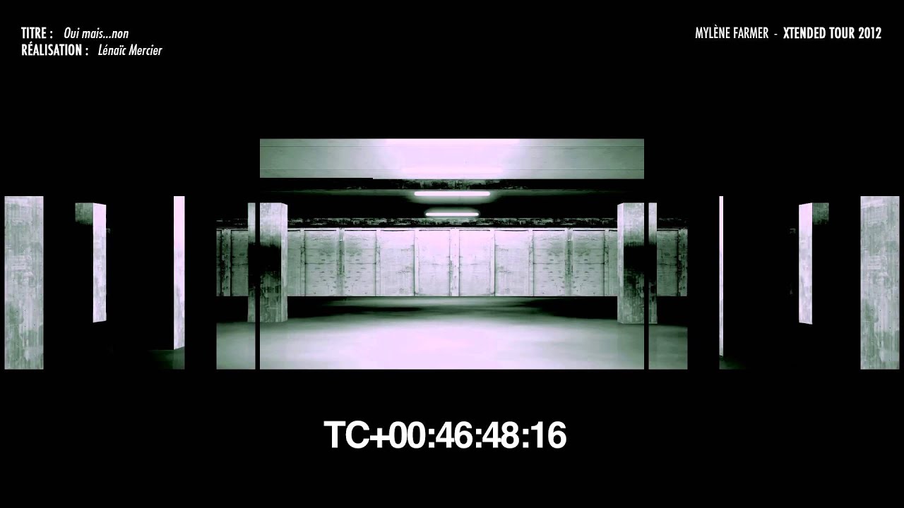 Mylène Farmer - Xtended Tour 2012 / Oui mais...non - Backdrop Multi-Screens