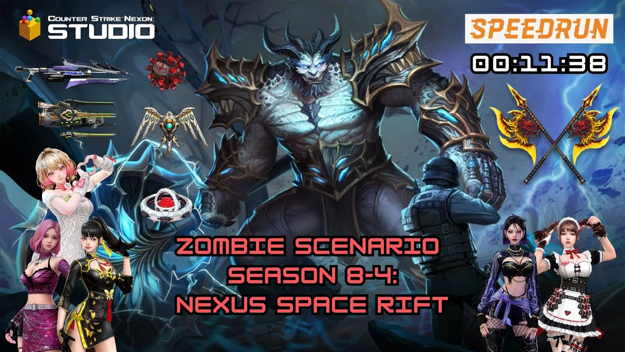 [CSN:S] Zombie Scenario Season 8-4 Pursuit: Nexus Space Rift (Overflow) Hard Solo 00:11:38