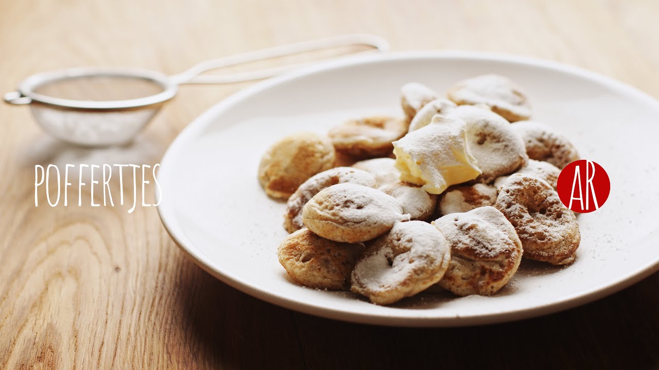 How to Make Poffertjes - A Recipe for Authentic Dutch Mini Pancakes / ASMR Cooking