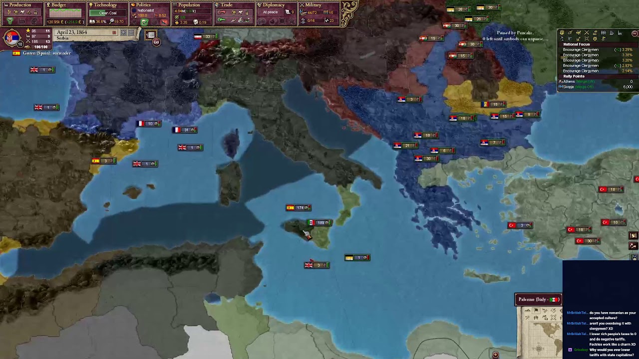 Victoria 2, Sunday Ranked MP, Serbia session 2
