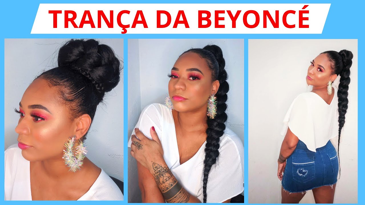 Rabo de Cavalo com Jumbo✨ PENTEADO 2 EM 1 | TRANÇA BEYONCÉ