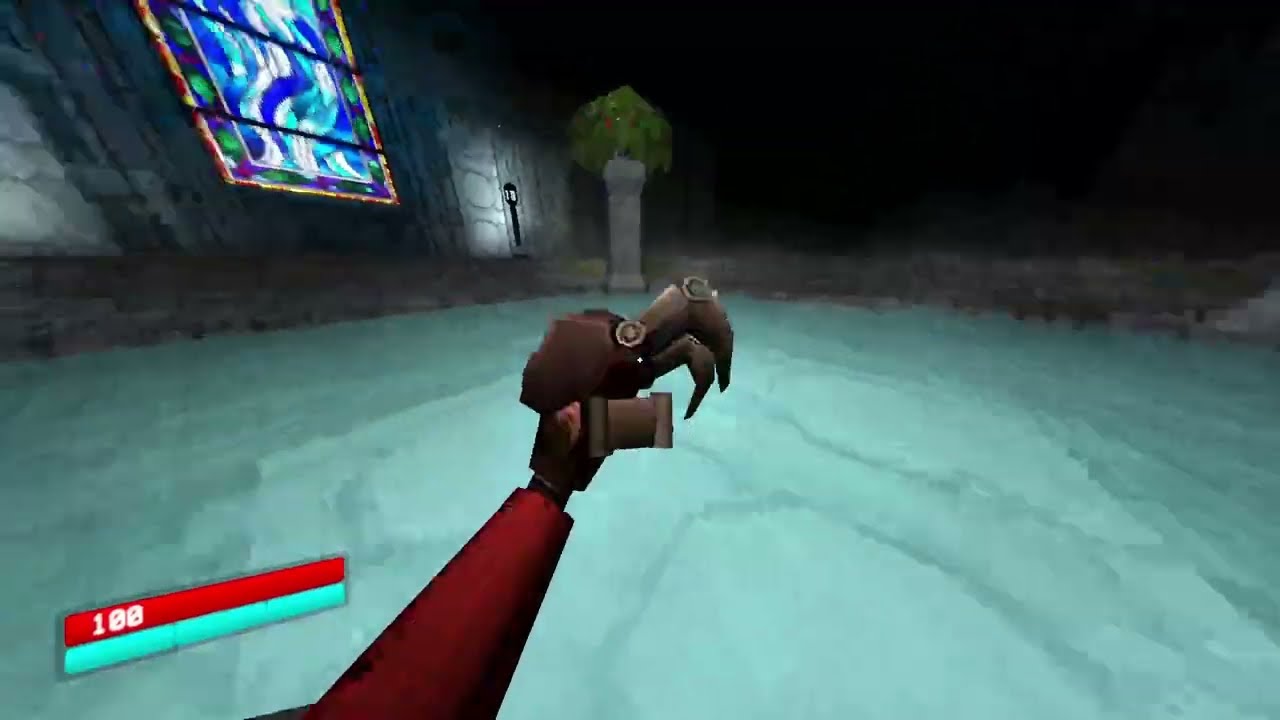 Ultrakill V2 act 1 nothing% (no arms, no weapons, no slam, no movement)