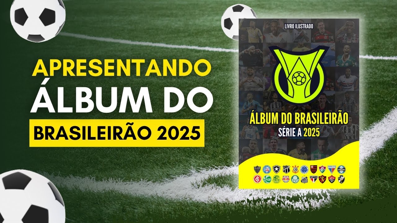Folheando o ÁLBUM do BRASILEIRÃO Série A 2025