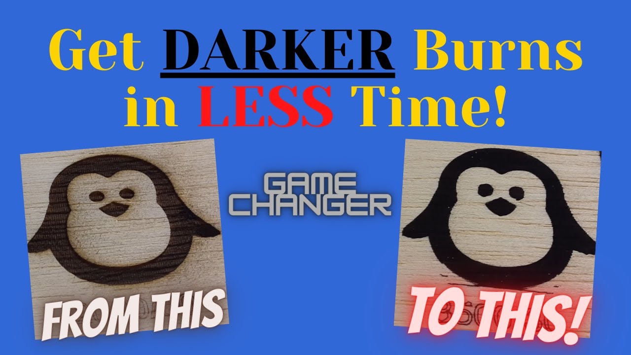 Get Darker Laser Engravings Faster with THIS Tip!
