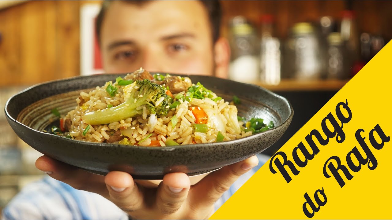 Arroz Frito Chinês - Stir Fry - Arroz Chop Suey - Rango do Rafa