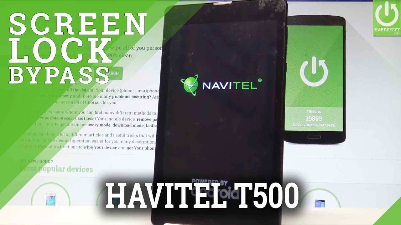 How to Hard Reset NAVITEL T500 - Remove Password / Clear eMMC |HardReset.info