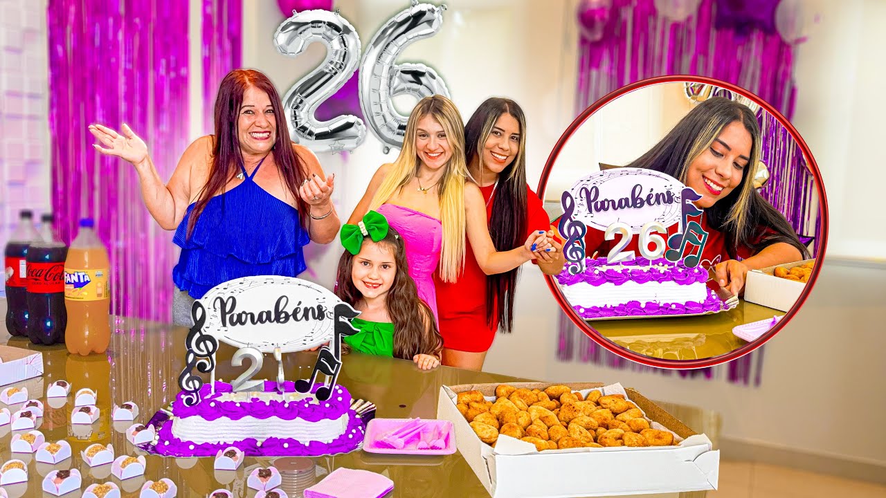 DEI UMA FESTA SURPRESA PRA LARISSA E ELA FICOU MUITO IMPRESSIONADA!! 