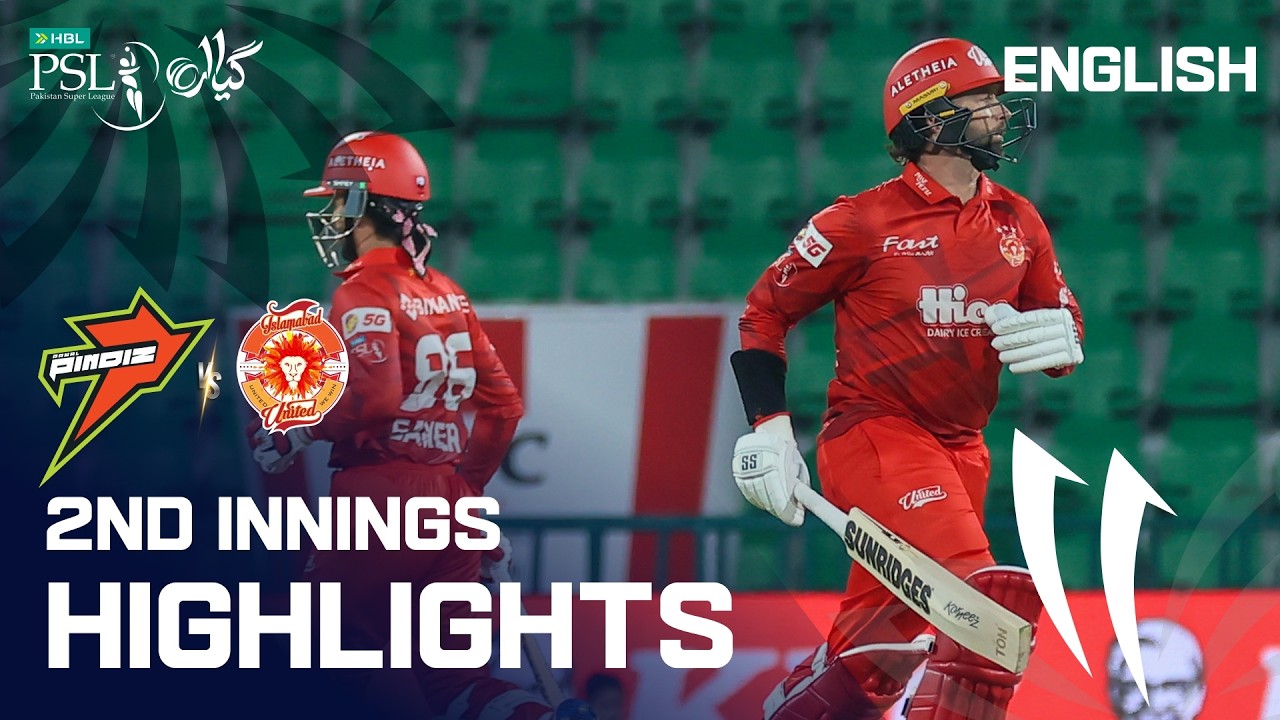 2nd Innings Highlights | Rawalpindiz vs Islamabad United | English | Match 12 | HBL PSL 11 | MZB1K