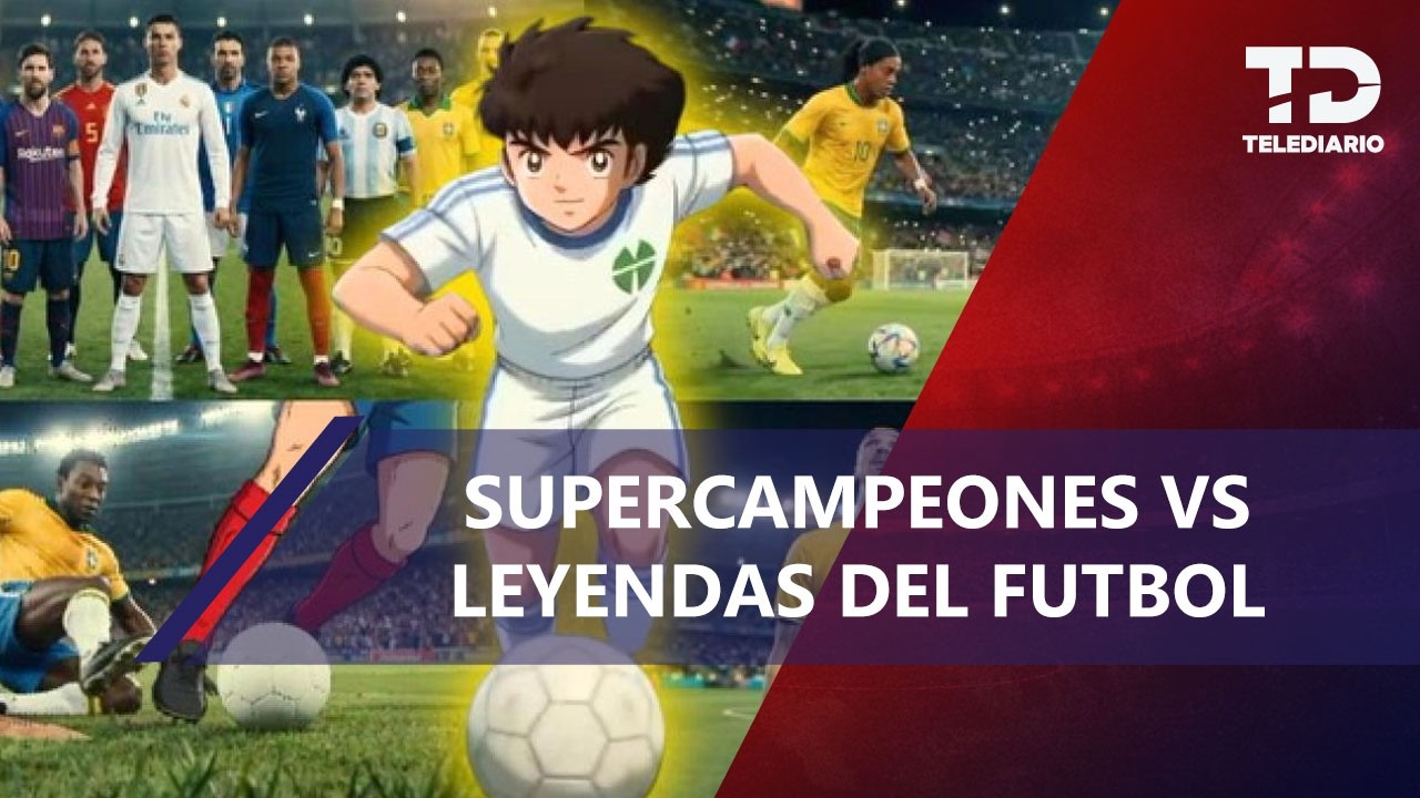 IA recrea el partido imposible: Supercampeones vs leyendas del futbol