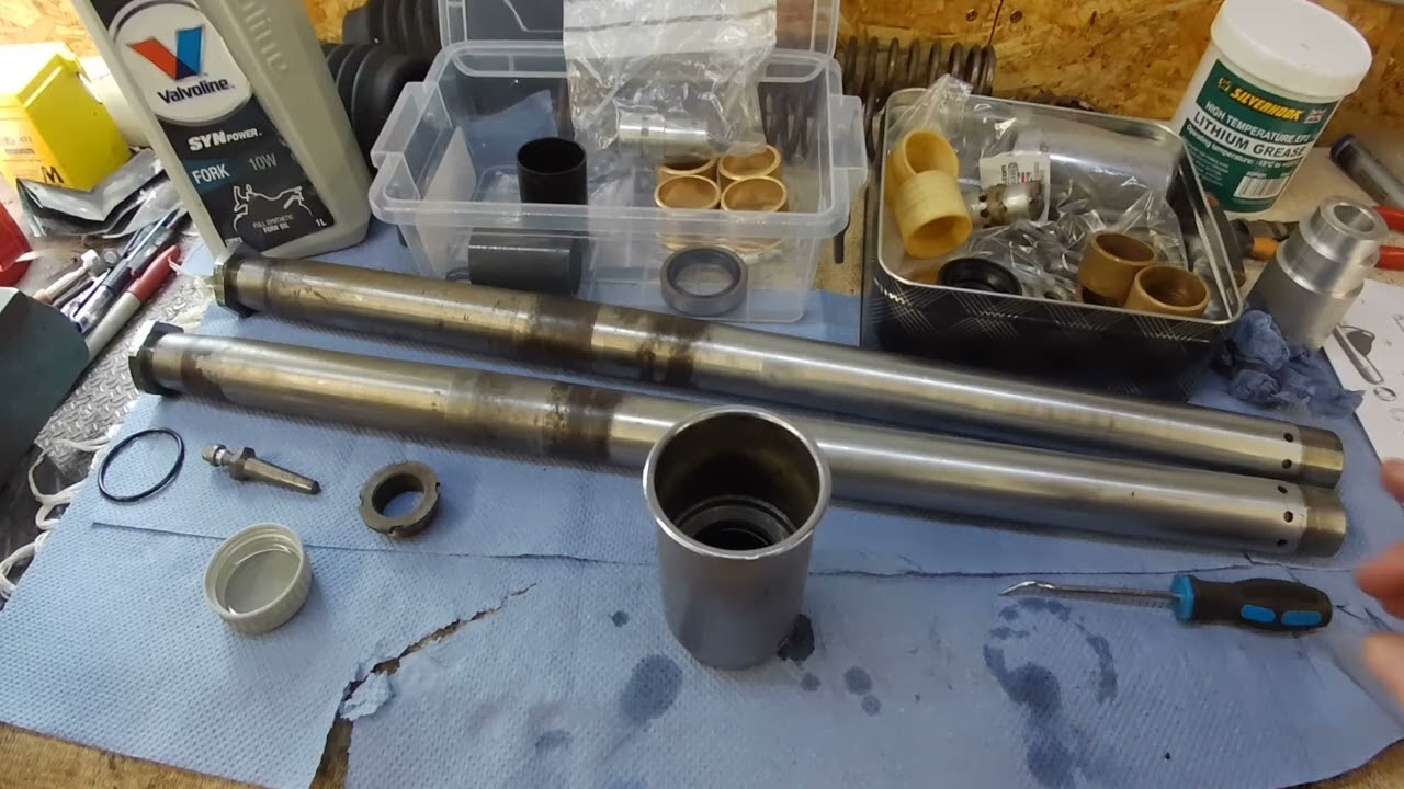 BSA A50 Part 19 Forks Reassemble & Fit
