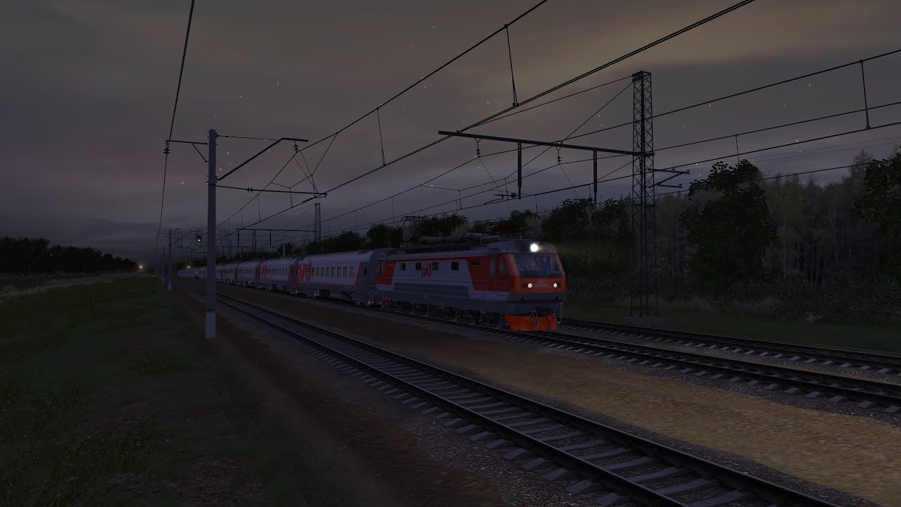 Trainz 12: №031Ч Москва – Тамбов (Участок Москва — Павелец)