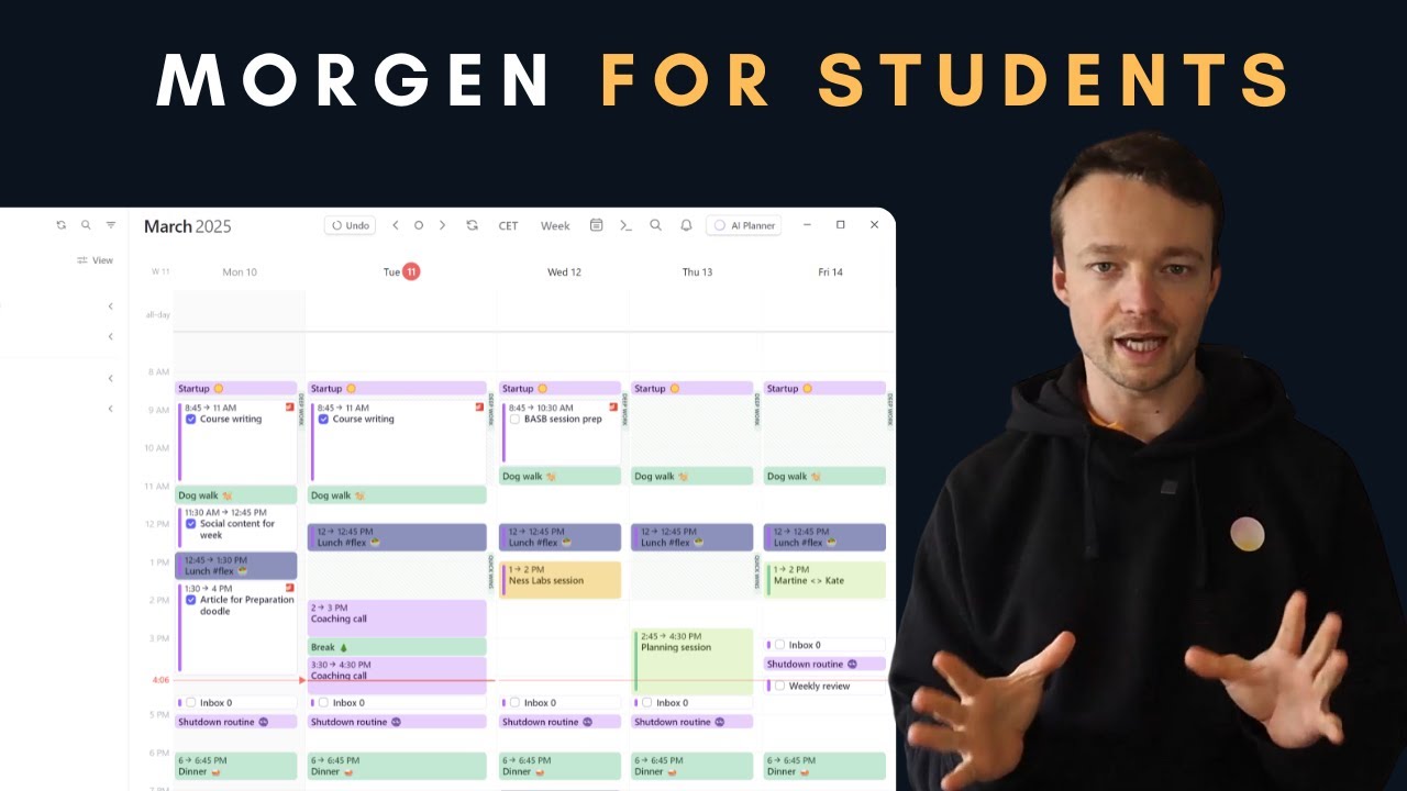 How to use Morgen for students