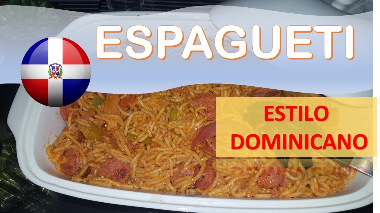 Receta Espagueti con Longaniza Estilo Dominicano