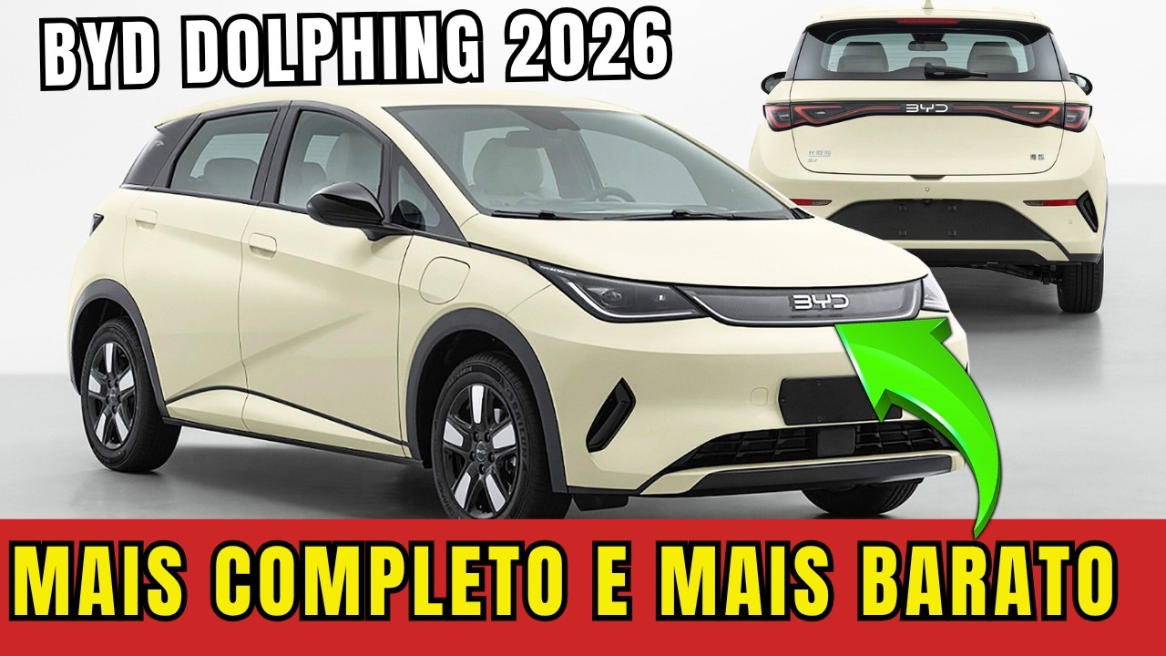 O SEGREDO DO BYD DOLPHIN 2026 QUE DESTRUIU A CONCORR&Ecirc;NCIA