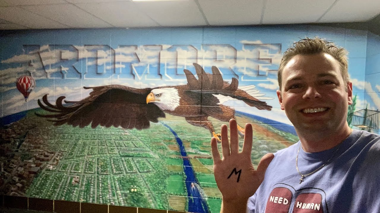 Mr. Peace Visits Ardmore Elementary School in Villa Park, Illinois