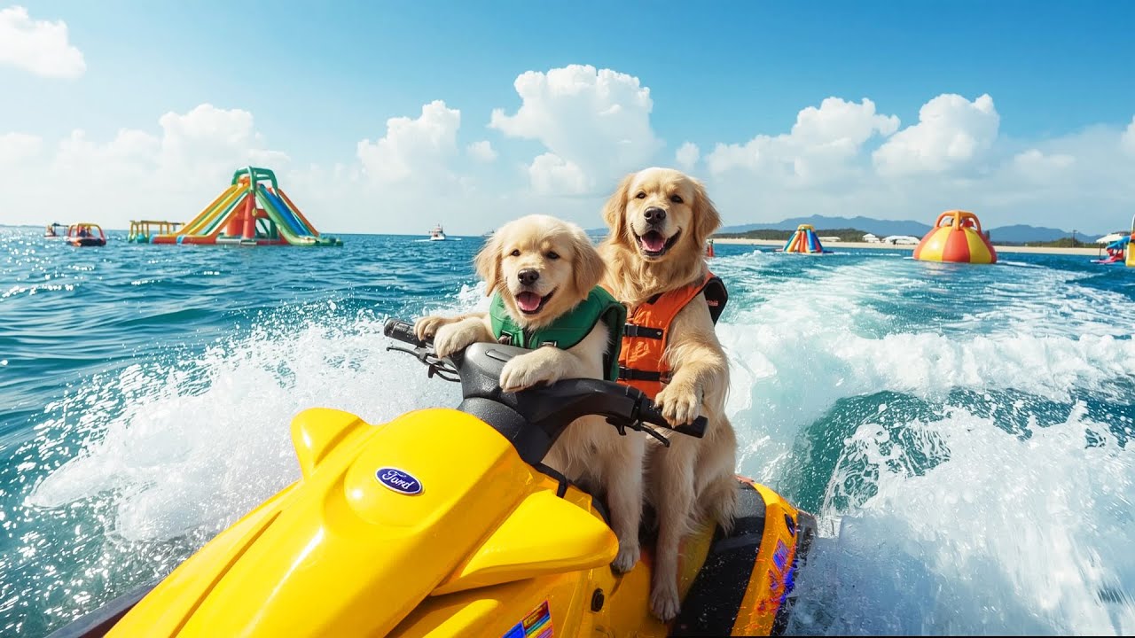 🏆 Puppy Tries to Win the Race to Make His Mom Proud — A Heartwarming Story 💖🏁🐶 #ai #puppy