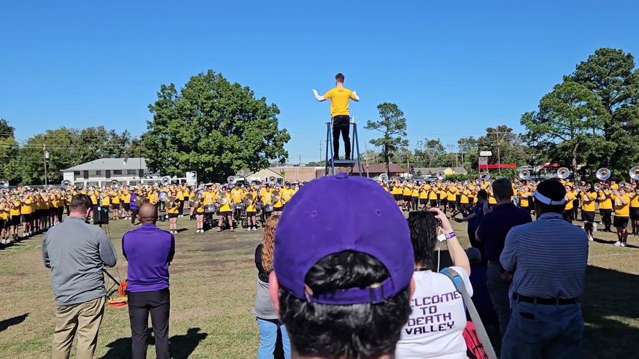 LSU Band Rehearsal "Just a Closer Walk with Thee"