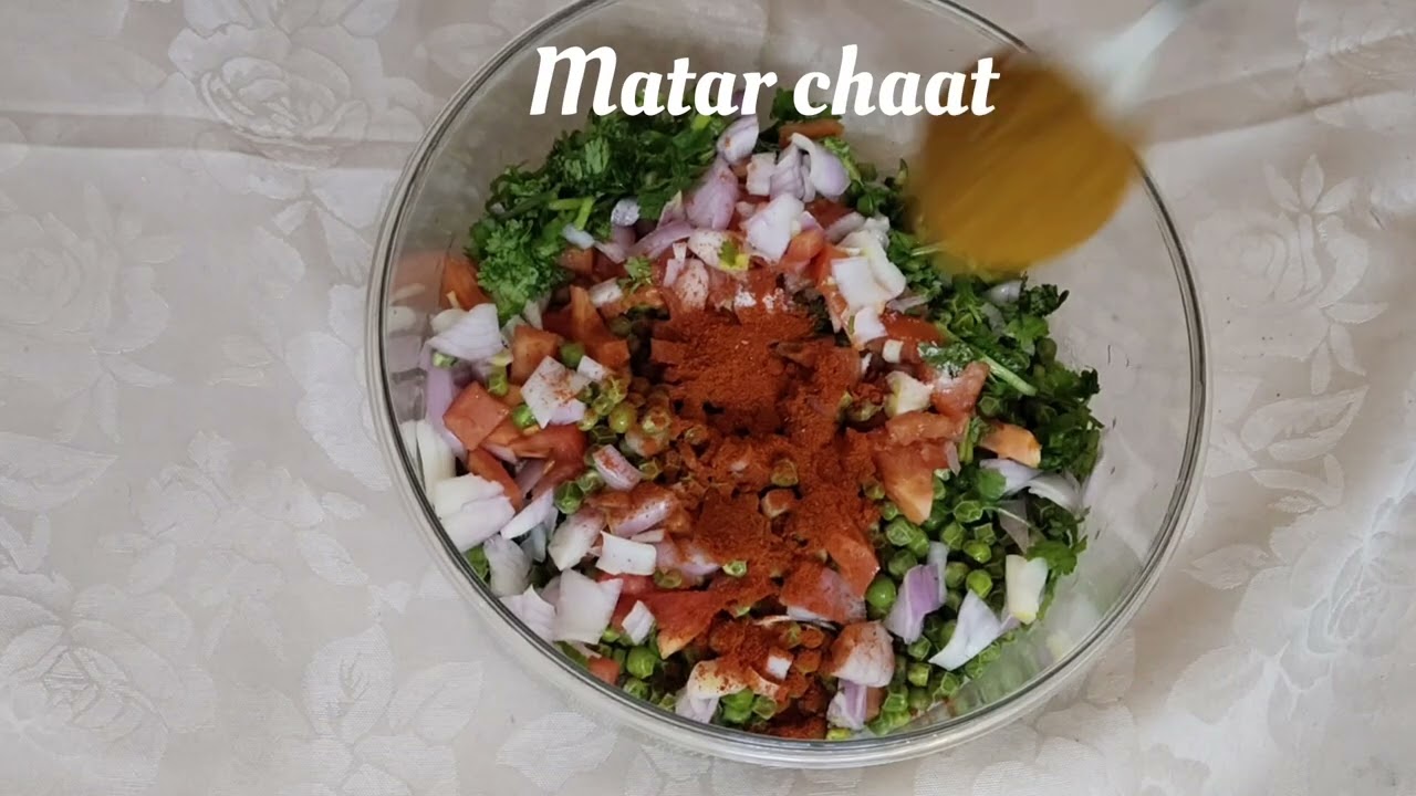 Tasty matar chaat#easy #cooking 