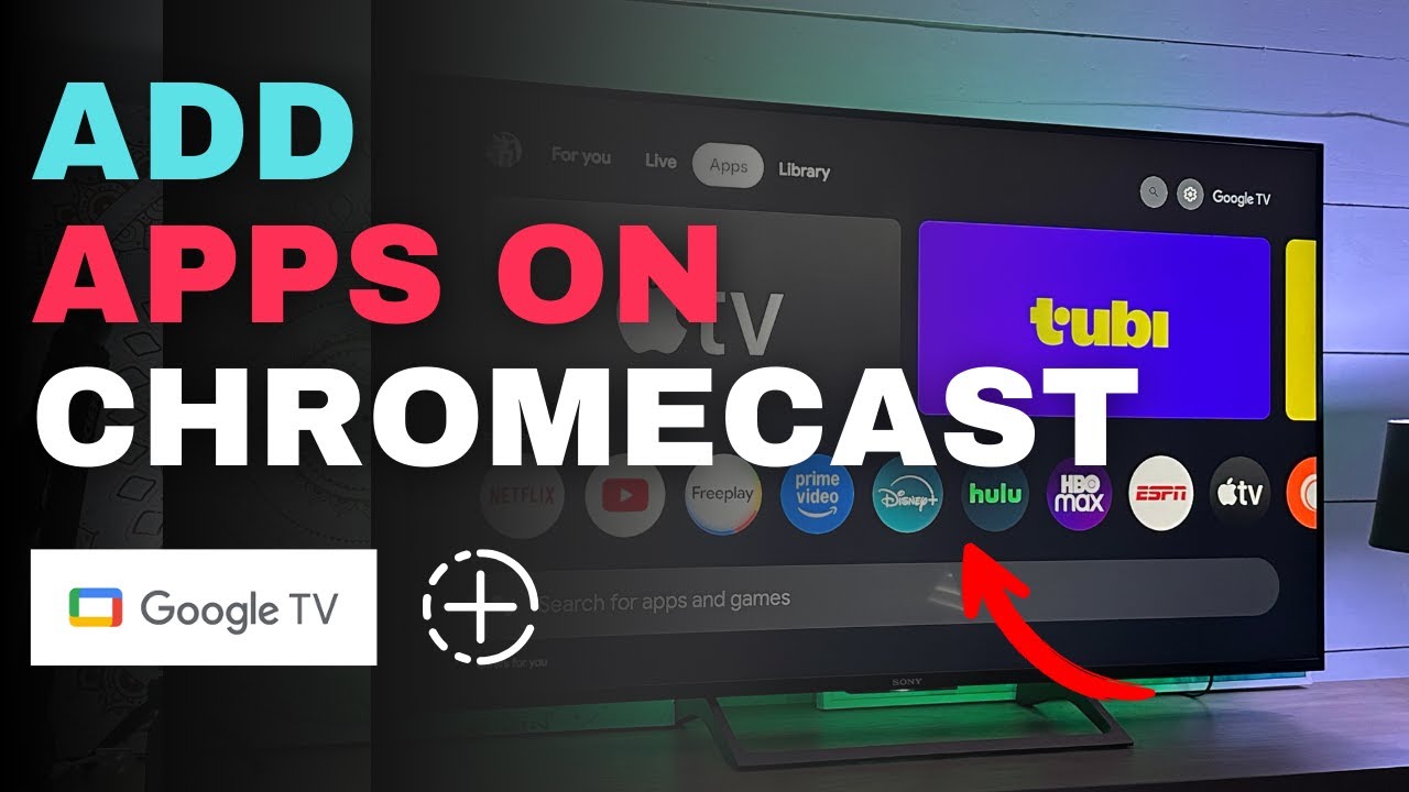 Как добавлять приложения на Chromecast (Google TV)