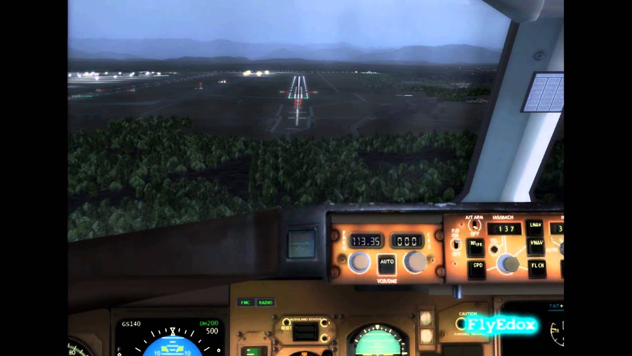 [FS2004] American Airlines 767 Landing in Malpensa