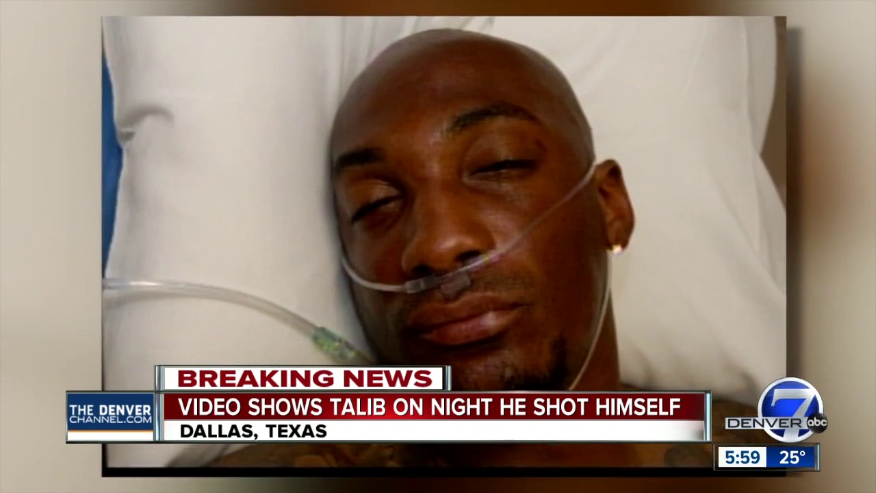 Video shows Aqib Talib on night he shot himself