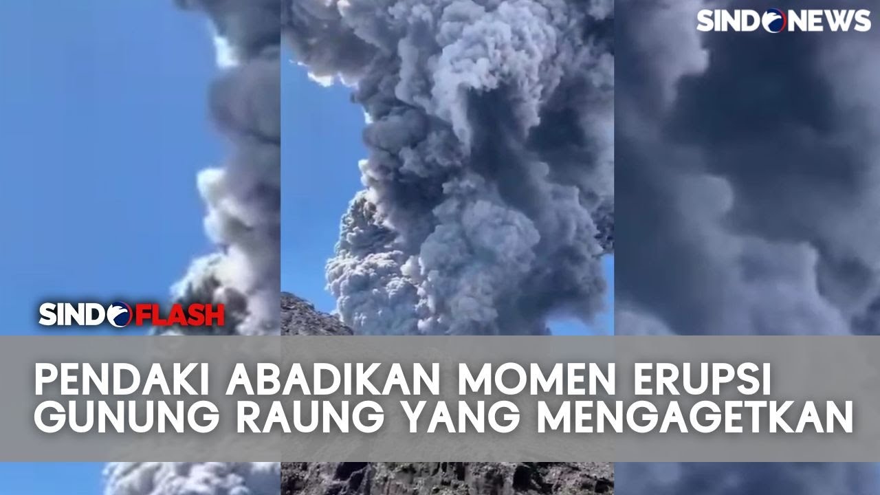 Detik-Detik Pendaki Gunung Raung Berlari Selamatkan Diri saat Terjadi Erupsi | SindoFlash