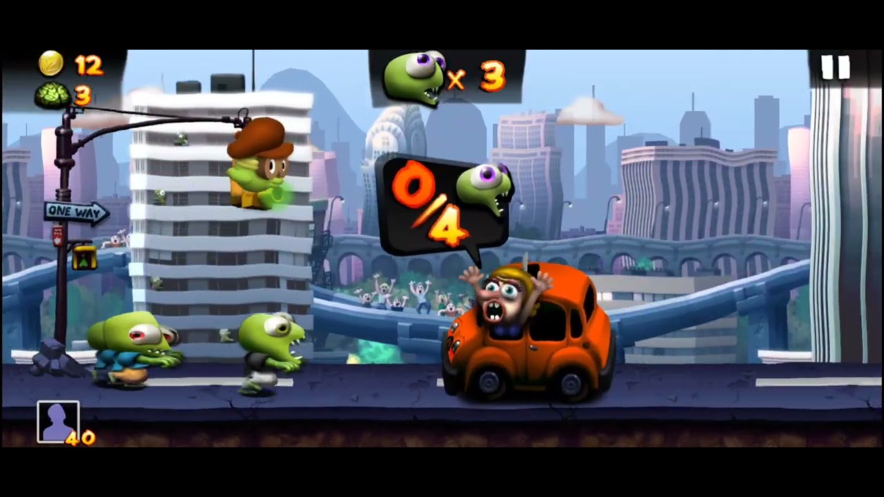 Jugando a zombie tsunami parte 2 xd 