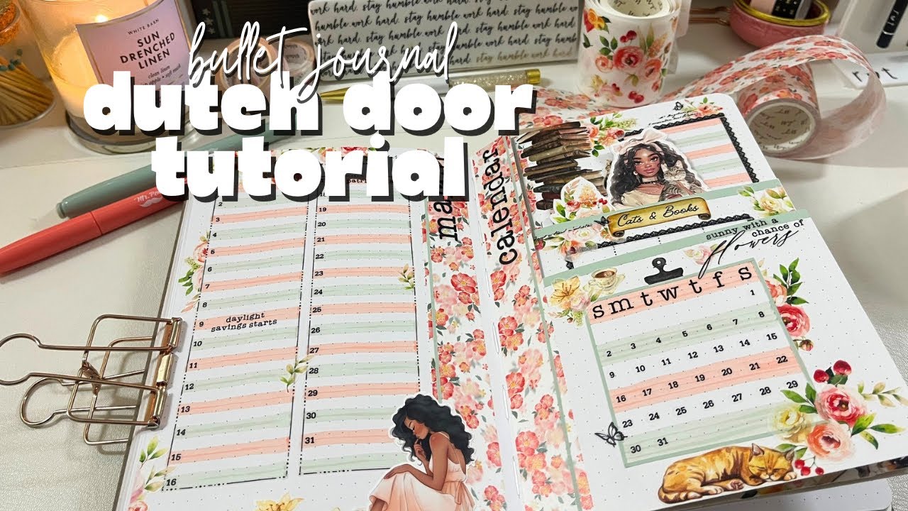 Bullet Journal Dutch Door Tutorial | The Washi Tape Shop