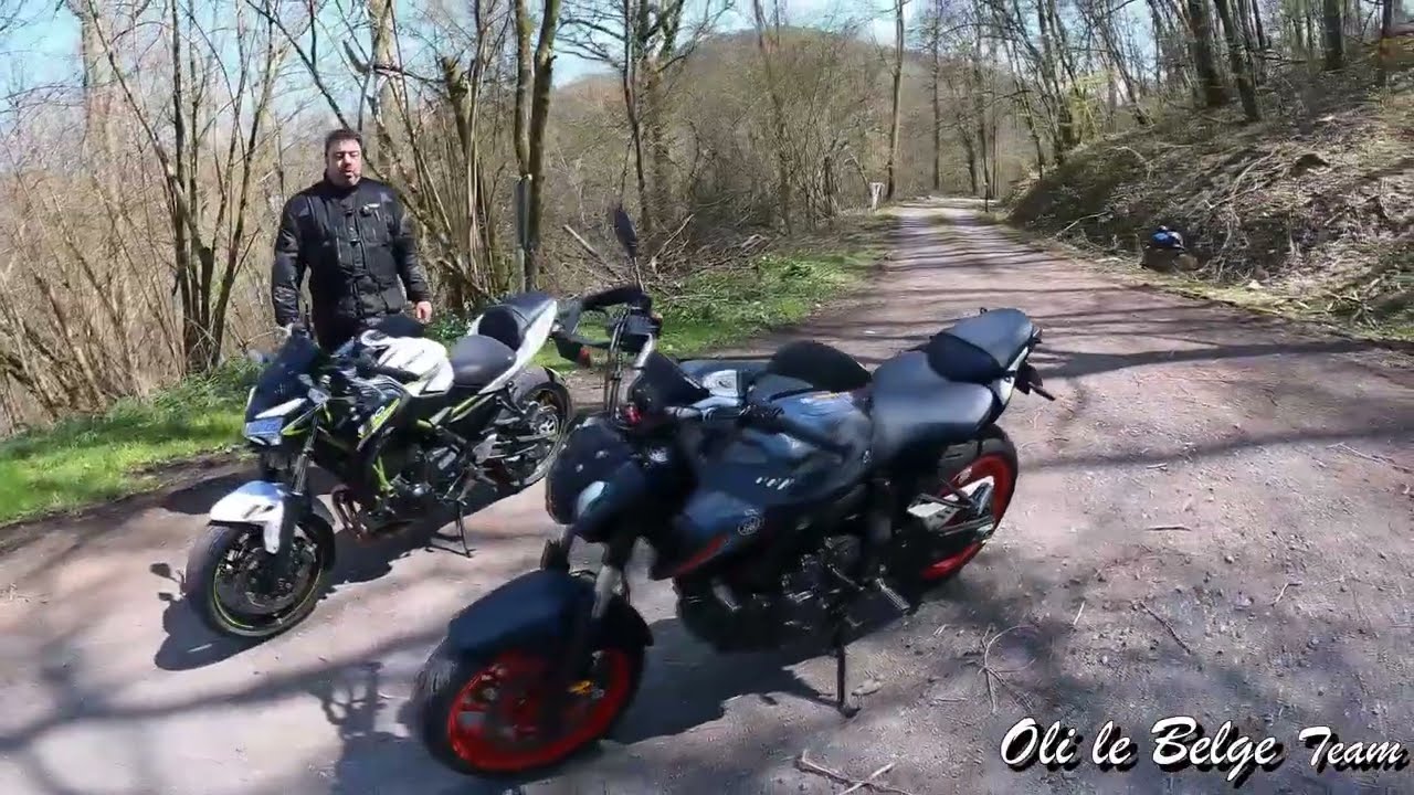 Yamaha MT07 (e5) vs  Kawasaki Z650, l'équilibre parfait? #yamahamt07 #kawasakiz650