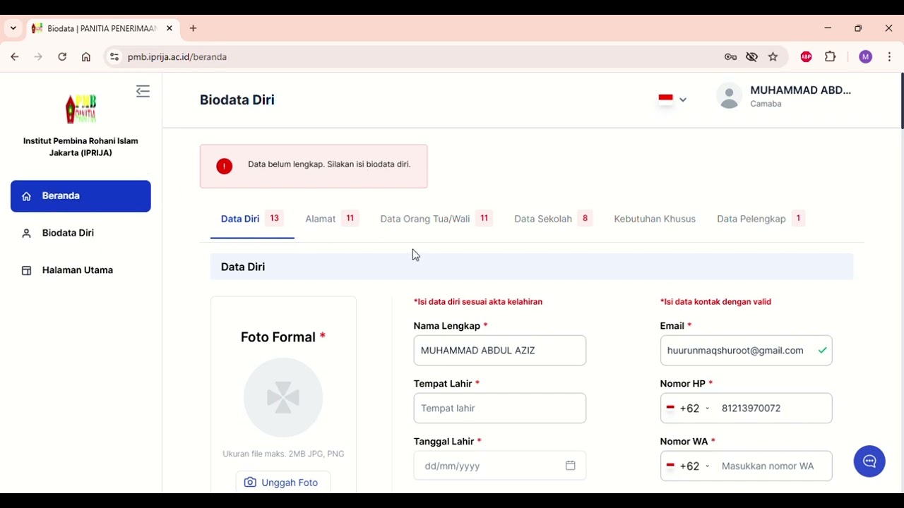 Tata cara Pendaftaran IPRIJA Online