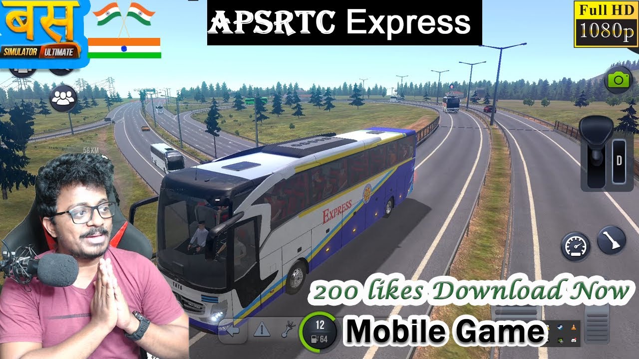 APSRTC TATA Express Benz Bus Simulator Ultimate India multiplayer with subscribers