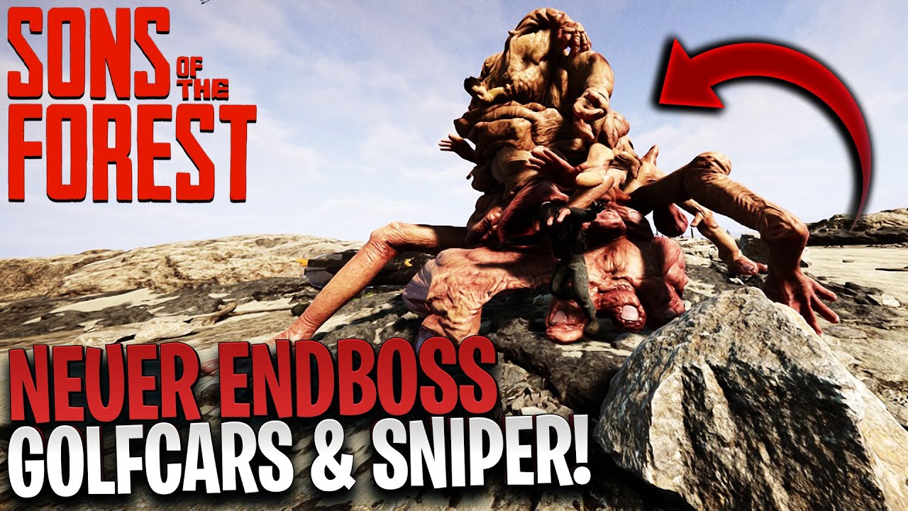 NEUER ENDBOSS, SNIPER, GOLFCARS & MEHR!! -XXXL UPDATE! | Sons Of The Forest (PATCH 0.7)