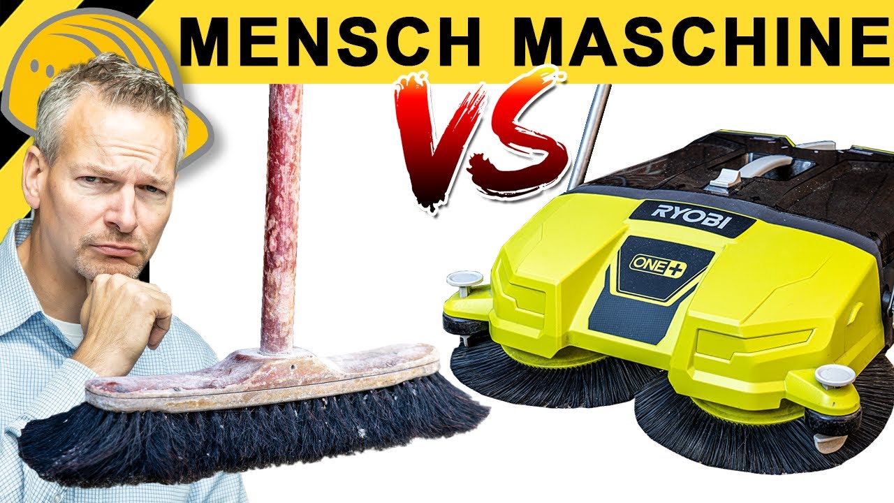 BESEN SCHLÄGT AKKU KEHRMASCHINE? RYOBI PRAXIS TEST | WERKZEUG NEWS 93
