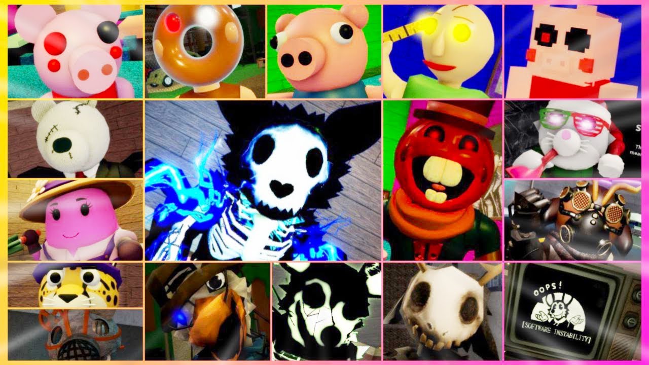 MY AVERAGE PIGGY RP by @MikkDev ALL JUMPSCARES!?