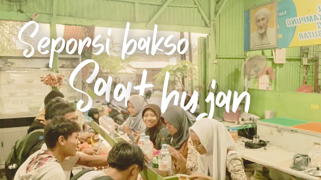 seporsi bakso sebelum pulang #timelapse3