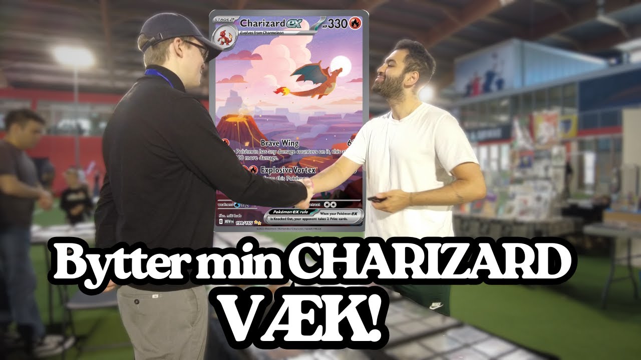 Jeg bytter min ELSKEDE Charizard væk! Vendor PoV Nørdcon