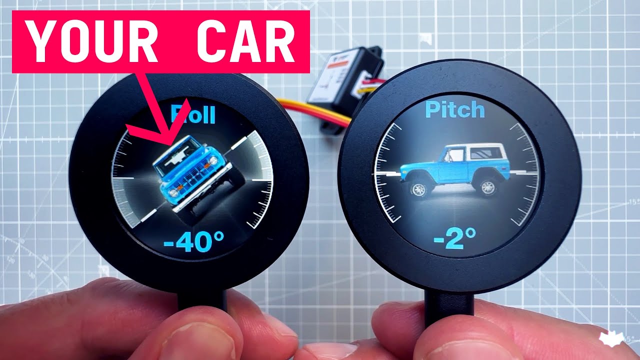 Inclinometer -YOU- can make - using round displays with ESP32