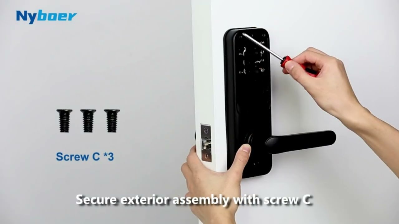 @WiFi Smart Lock with Camera, 2-in-1 Video Doorbell +Fingerprint Keyless Entry Door Lock,