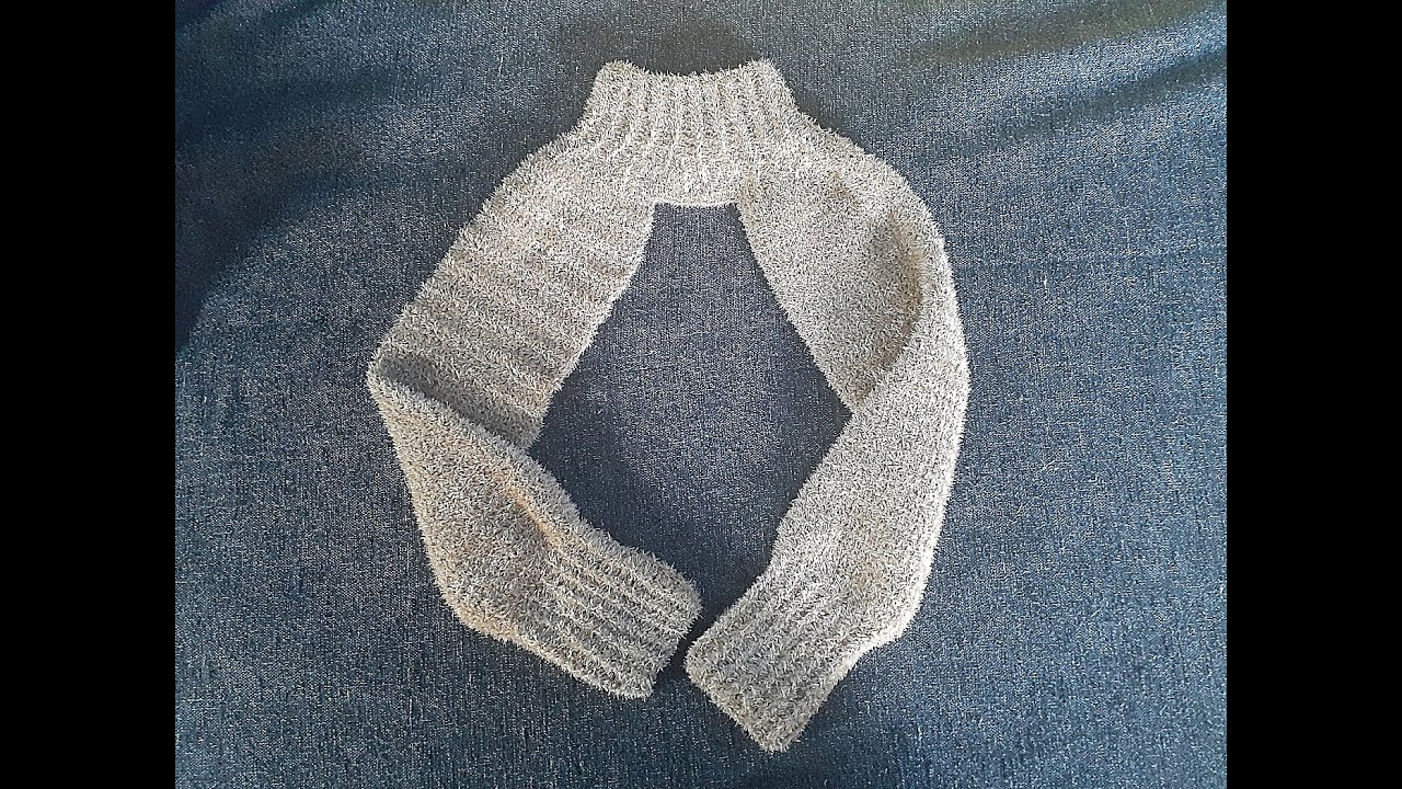 Mangas Con Cuello al Crochet