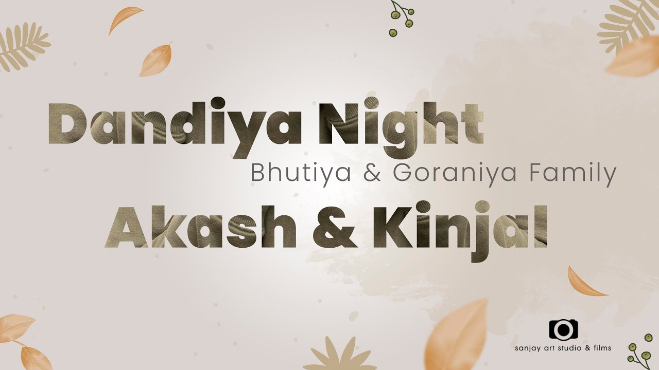 MUSICAL NIGHT | AKASH & KINJAL | SANJAY ART STUDIO & FILMS RAJKOT