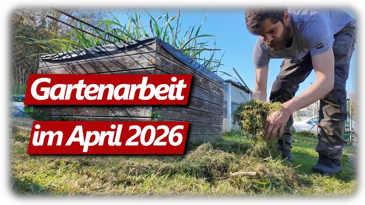 Gartenarbeit April | Anbaufl&auml;che vorbereiten, Vorgarten Bl&uuml;tenzauber, Hochbeete im Gem&uuml;segarten