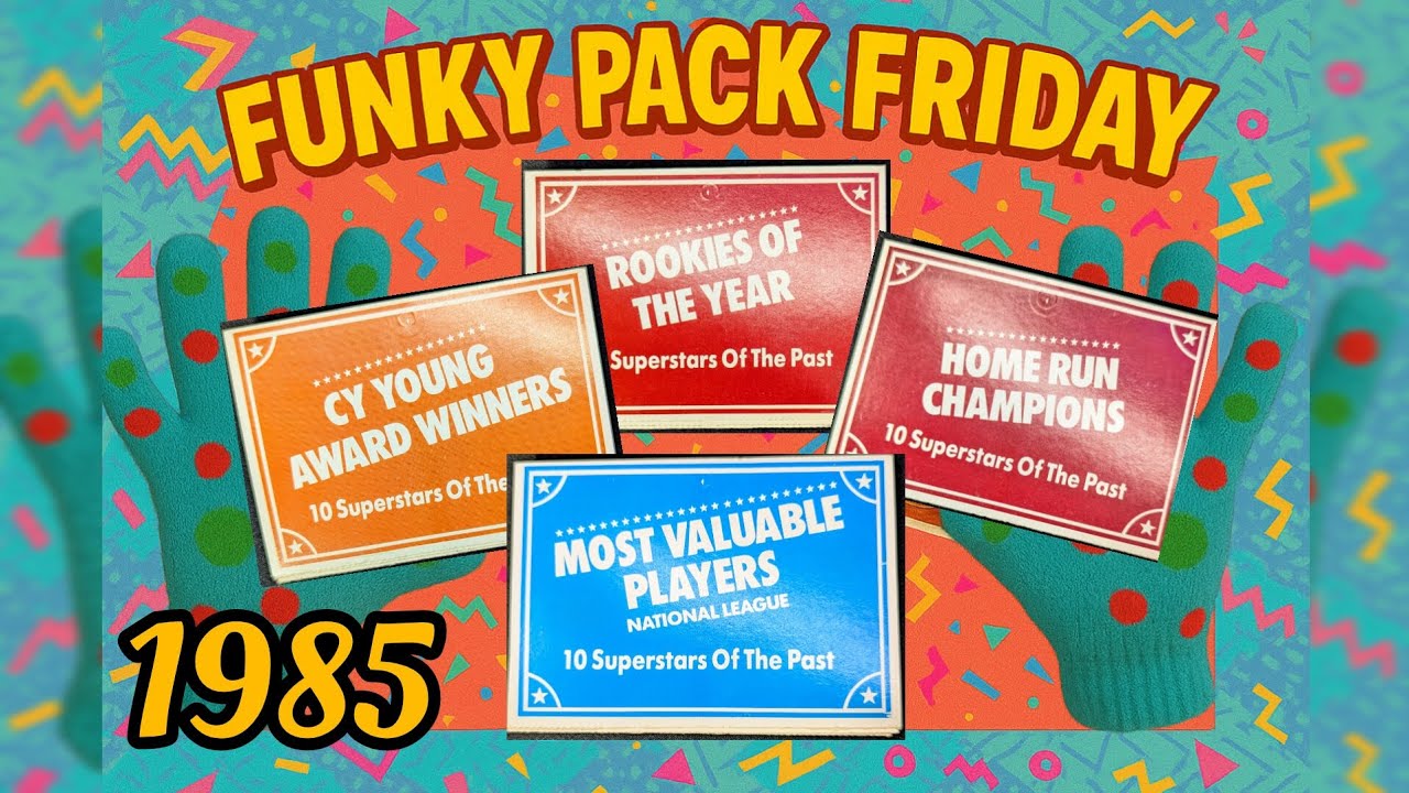 Funky Pack Friday! 1985 TCMA Award Winner Fold Outs What ARE These?!