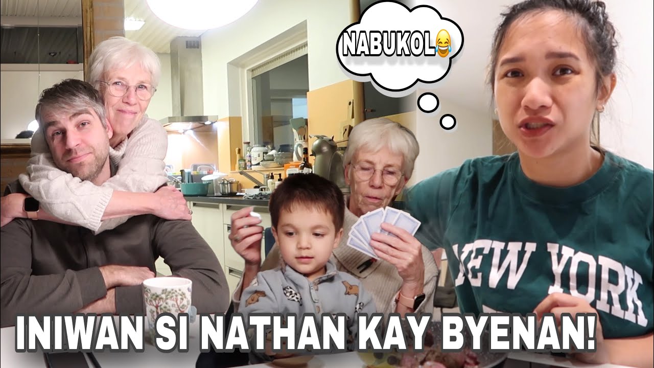FIRST TIME INIWAN SI NATHAN KAY BYENAN! Dutch-filipina couple