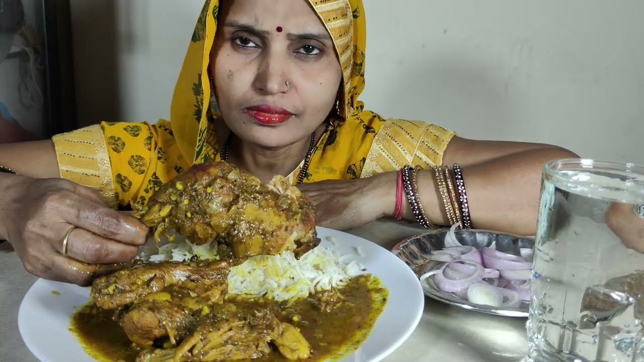 Spicy homecocked chicken leg piece recipe #asmr with sound #legpiece