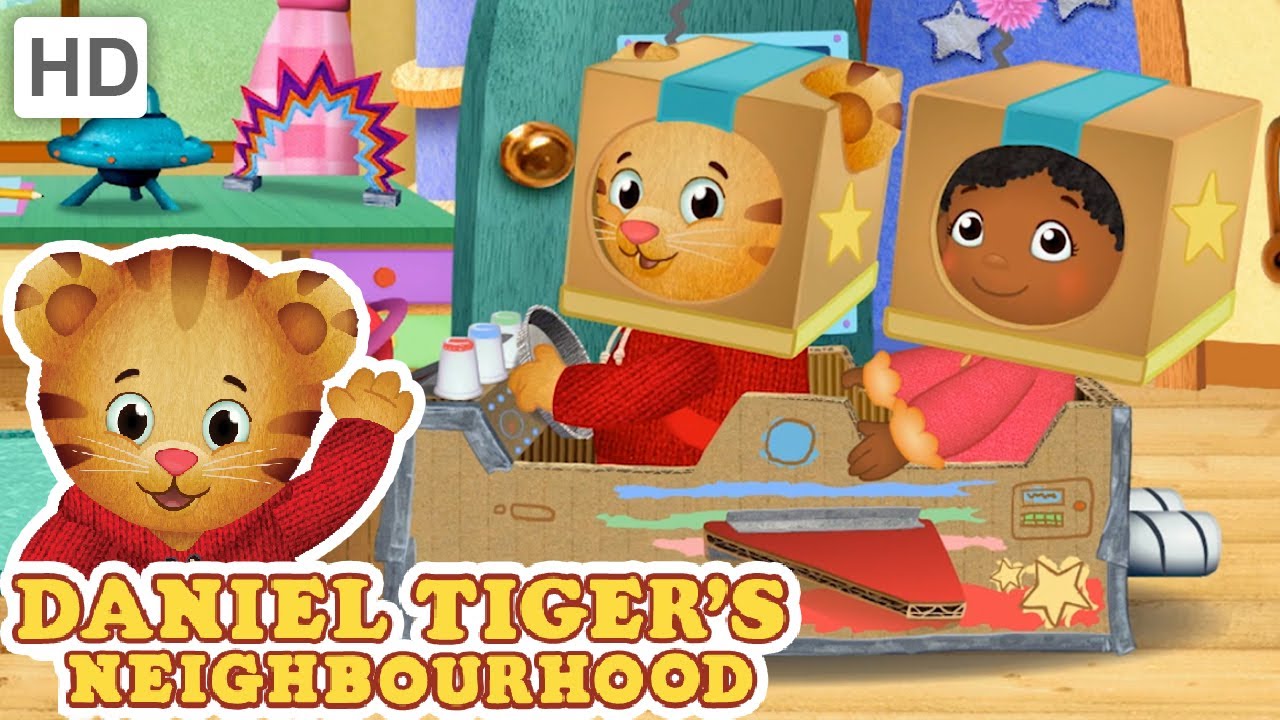 Daniel Tiger - Daniel and Miss Elaina Play Rocketship (HD - Full Episode)