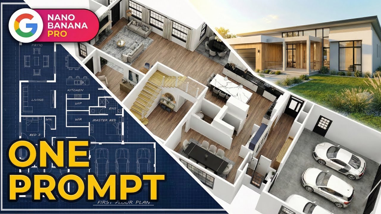 AI House Designer: 1 Prompt, Blueprint to Furnished Home