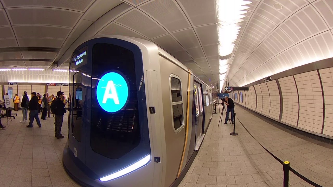 MTA R211 Subway Car Open House - 360 video