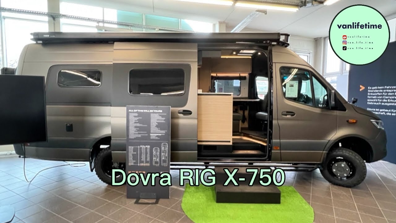 Traum Camper für Abenteurer I Dovra RIG X 750 |Offroad 4x4 Vanlife Kastenwagen