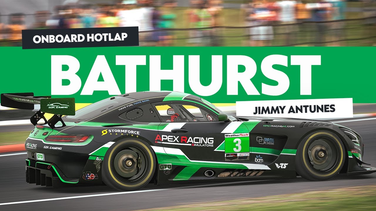 Jimmy Antunes Bathurst Onboard Hotlap | Apex Racing Academy