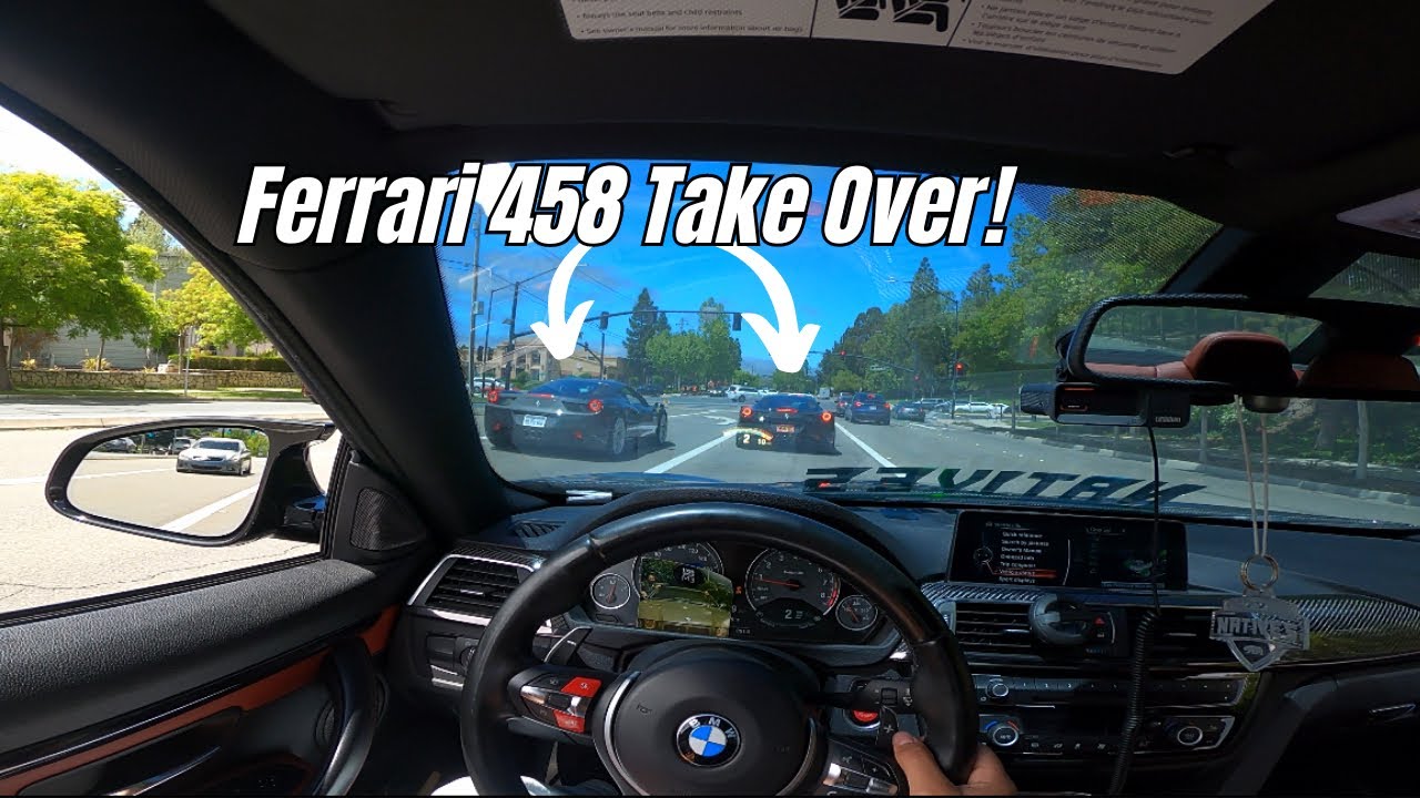 BMW F82 M4 Bullies 458 Ferraris! | UNCUT POV Drive [4K]
